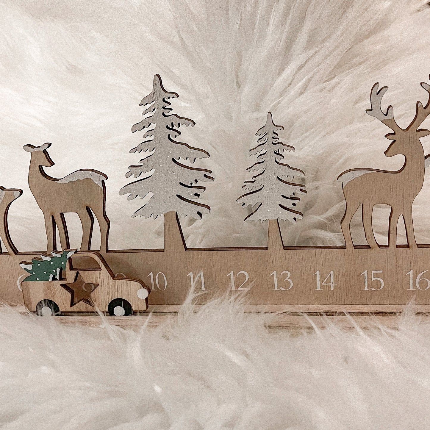 Woodland Christmas countdown calendar