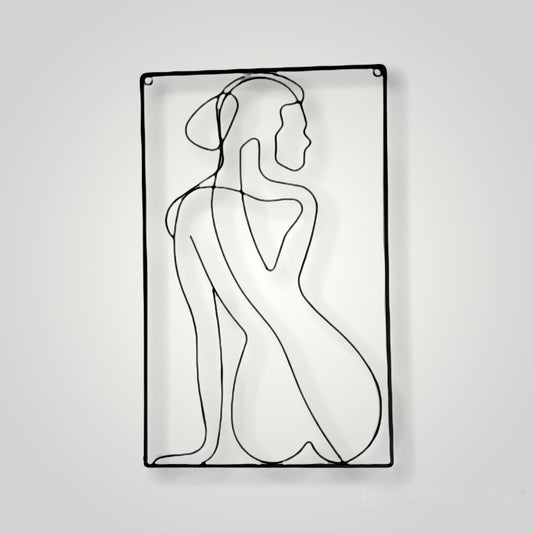 Femme Silhouette Abstract Wall Art